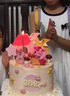 SHUKIKU樂(lè)兜兜兒童公仔雙肩包幼兒園書(shū)包小學(xué)生防潑水背包 海鹽茄紫 S+ 曬單實(shí)拍圖