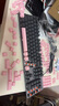 羅技（Logitech）K845機(jī)械鍵盤 有線鍵盤 辦公電腦打字鍵盤  電競游戲發(fā)光全尺寸個性化定制鍵帽 K845紅軸+櫻花粉透光鍵帽+桌墊 曬單實拍圖