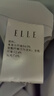 ELLE法式萊賽爾天絲連衣裙女2025春季新款氣質圓領米白色無袖裙子 藍色 XL 曬單實拍圖