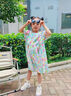 La Chapelle拉夏貝爾女童連衣裙2025新款洋氣兒童夏裝裙子寶寶碎花甜美公主裙 公主裙 120 建議身高111-120cm 曬單實(shí)拍圖