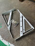 點(diǎn)微三角支架托架墻上角碼層板承重置物架拖架角鐵鐵藝固定隔板支撐架 白色250*155*16/支 送塑料膨脹 曬單實(shí)拍圖