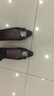 萊爾斯丹（le saunda）萊爾斯丹時(shí)尚粗跟小方頭白色羊皮通勤單鞋女6T41009 赫本黑 BKK 37 曬單實(shí)拍圖