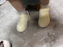 安踏兒童板鞋女?huà)胪?025秋透氣舒適防滑寶寶板鞋A22530013 曬單實(shí)拍圖