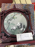 蘇繡雙面繡擺件手工非遺刺繡中國風(fēng)特色高檔商務(wù)禮品送老外隨手禮 楓葉熊貓【資深繡娘】 高檔禮盒【38*33*6cm】 曬單實拍圖