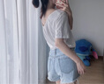ubras王妃蕾絲性感內衣提托收副乳兔耳杯文胸 燕麥奶色-提托杯  M 曬單實(shí)拍圖