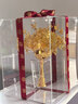 滿(mǎn)城花語(yǔ)黃金色手捧花diy手工材料新娘出嫁禮物婚禮中式秀禾送閨蜜結婚 鸞金款 材料包+亞克力展示盒+手提袋 曬單實(shí)拍圖