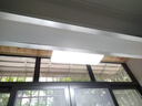 簡宜美 簡約薄款LED吊燈長條造型白色辦公室學校超市商場寫字樓商業(yè)照明 圓角 60x20 白光 32W 曬單實拍圖