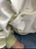 婧麒（JOYNCLEON）新生嬰兒衣服純棉秋款初生男女寶寶春秋睡衣分體打底內(nèi)衣套裝 蒲公英綠色 【高腰款】 80 cm 曬單實(shí)拍圖