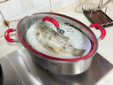 京東京造 蒸魚鍋 家用304不銹鋼湯鍋加厚燉蒸煮一體燃氣灶家用 單層37cm 曬單實拍圖