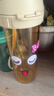 特百惠（Tupperware）正品水杯500ml茶韻隨心杯密封防漏塑料杯運(yùn)動泡茶杯男女學(xué)生杯子 奶茶棕 500ml 曬單實拍圖