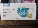 穩健醫用外科滅菌口罩獨立包裝一只一袋*100棉里層親膚透氣防花粉過(guò)敏 曬單實(shí)拍圖