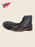 RED WING紅翼8084工裝靴6寸鐵道工D頭現(xiàn)代油鞣皮牛皮黑男鞋馬丁靴 黑色 8 (美碼D頭) 曬單實(shí)拍圖