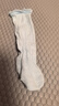 全棉時代嬰兒襪子新生寶寶嬰幼兒襪子純棉長筒襪過膝襪10cm-12cm 曬單實拍圖