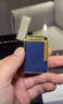 S.T.DUPONT PARIS新款S.T.Dupont法國(guó)都彭璣鏤工藝冰酒石一機(jī)一碼限量版充氣打火機(jī) 金藍(lán) 套裝 1支 曬單實(shí)拍圖