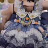 迪士尼（Disney）童裝洛麗塔公主裙女童連衣裙夏季兔子警官生日禮服蓬蓬裙兒童裙子 裙子帶拖尾蝴蝶結+黑色蕾絲項鏈 100 建議2~3歲（ 90-100cm） 曬單實(shí)拍圖