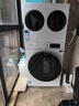 海信（Hisense）璀璨棉花糖三筒E8Q-1 全家筒洗衣機 4合1熱泵洗烘活水健康自由組合 懶人0手洗WH130E8Q-1+WV20W 白色 曬單實(shí)拍圖