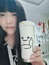 趣木也大容量保溫杯小富婆雙飲喝水杯運動(dòng)便攜男女學(xué)生奶茶咖啡隨行杯子 【你算什么登西】 500ml 曬單實(shí)拍圖