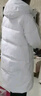 波司登（BOSIDENG）冬季羽絨服谷愛凌同款男女同款情侶長款連帽90絨修身外套 【店長推薦】黑色/緋草米80LR XL 175/96A 【卡碼拍小】 曬單實拍圖