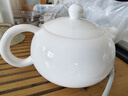 憶壺茶羊脂玉瓷西施壺陶瓷泡茶壺家用小茶具高端純手工功夫茶套裝 曬單實(shí)拍圖
