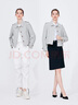 Navigare意大利小帆船短裝風(fēng)衣女士秋季翻領(lǐng)休閑外套通勤時(shí)尚小個(gè)子女裝 太空灰 S 曬單實(shí)拍圖