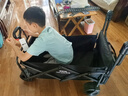 探險(xiǎn)者露營(yíng)車折疊推車戶外露營(yíng)兒童小推車營(yíng)地車?yán)曦浶⊥宪嚲蹟n型推車 350L 曜石黑【新升級(jí)推拉兩用+置物袋】 曬單實(shí)拍圖
