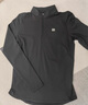 KOLON SPORT/可隆半拉鏈長袖T恤 女子戶外登山S-FUNCTIONAL吸濕速干內(nèi)搭 LKZT5SN064-BK 黑色 L 170/92A 曬單實(shí)拍圖
