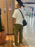 馬克華菲速干垂感休閑褲男士2025夏季新款直筒時尚闊腿褲美式拖地長褲男 曬單實拍圖