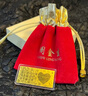 周金生黃金告白金片足金999紀(jì)念日金條送老婆金鈔七夕情人節(jié)禮物定價(jià) 浪漫情人節(jié)【絨布袋】 0.1g 曬單實(shí)拍圖