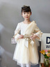 耀王兒童禮服春秋長(zhǎng)袖公主裙女童氣質(zhì)蓬蓬裙鋼琴演出服DY8188 香檳色 110 曬單實(shí)拍圖