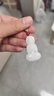 黛菲曼和田玉羊脂白玉觀音玉牌吊墜男女款玉石坐蓮菩薩玉佩玉器掛件 曬單實拍圖