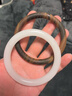 小米星金絲玉手鐲女東海水晶瑪瑙翡翠玉石手鏈串散珠子和田玉鐲玉髓手鐲 【標準圓鐲】?jì)葟郊s61-62mm 曬單實(shí)拍圖