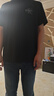 Calvin KleinJeans25夏季男女情侶休閑簡(jiǎn)約ck字母純色修身圓領(lǐng)短袖T恤4RAB816 曬單實(shí)拍圖