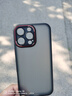 鑒百伊 防指紋膚感磨砂適用蘋(píng)果17手機殼新款iPhone16promax高端金屬15pro防摔硅膠14硬13全包防摔12男女 【黑色*磨砂鏡頭全包】 iPhone 16 Pro Max 曬單實(shí)拍圖