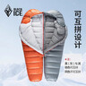 黑冰（BLACKICE）新款【B系列鴨絨木乃伊式羽絨睡袋】戶外露營(yíng)單人羽絨睡袋 黑色 B1000 L碼（新標(biāo)準(zhǔn)） 曬單實(shí)拍圖