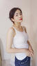 夢(mèng)特嬌莫代爾棉背心女西裝內搭打底衫修身薄款美背小吊帶無(wú)袖上衣四季款 曬單實(shí)拍圖