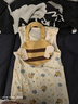乖奇熊男女寶寶背心連體衣服夏季純棉嬰兒無(wú)袖哈衣爬服薄款透氣兒童夏裝 曬單實(shí)拍圖