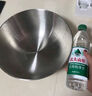 無印良品（MUJI）  不銹鋼 盆 餐具 家用揉面盆洗菜發(fā)面盆  和面盆 料理盆 銀色 XL 直徑28*高11.5cm 曬單實拍圖