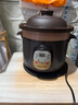 源趣電燉鍋家用煲湯鍋電砂鍋煮粥鍋輔食鍋預(yù)約定時燉湯鍋全自動燕窩養(yǎng)生沙鍋大容量瓦罐燉盅湯鍋插電小 熊紫砂黑【快慢燉款】預(yù)約保溫 3.5L -2-4人 嬰兒寶寶輔食鍋，咨詢客服有驚喜，送運費險 曬單實拍圖