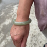 周大生和田玉手鐲女款送女友生日禮物 附證書 內(nèi)徑約58mm 曬單實拍圖