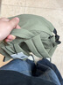 LEE輕盈簡(jiǎn)約學(xué)生書(shū)包男2025秋冬新款帽檐雙肩包潮流百搭休閑背包女 甘草綠（小號/可放9.7寸ipad） 曬單實(shí)拍圖