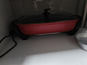 九陽（Joyoung） 電火鍋烤涮一體兩用鍋烤肉鍋電烤盤1800W烤魚爐家用多功能電蒸鍋燉蒸煮電炒鍋一體不粘鍋8L 8L 大容量-5檔火力可調(diào) 曬單實拍圖