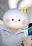 美力城【檀健次同款】輪廓泡芙戶外冰盾透氣連帽上衣女中性款防曬衣040 灰藍(lán) M 曬單實(shí)拍圖