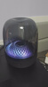 哈曼卡頓（Harman/Kardon）琉璃4代 360度環(huán)繞立體聲 菱形氛圍燈效 下沉式低音炮 桌面藍牙音箱 Aura Studio4黑色 曬單實拍圖