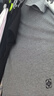 朗姿正肩刺繡短袖T恤修身圓領短款高級感2025年夏季新款氣質上衣 中灰色 L 曬單實拍圖
