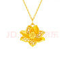 金小貅黃金項(xiàng)鏈女999足金兩世歡蓮花吊墜荷花蓮蓬花苞鏈墜新款節(jié)日送禮 1g,兩世歡荷花【多退少補(bǔ)】 曬單實(shí)拍圖