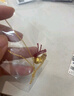 中銀億金合成紅寶石錘紋葫蘆黃金套鏈彩寶鑲嵌足金項鏈生日禮物送女友老婆 6分 古法紅寶錘紋葫蘆套鏈【金重約5.2g】 曬單實(shí)拍圖