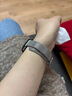 MSSM適用蘋(píng)果手表表帶Apple iwatch金屬小蠻腰磁吸扣表帶不銹鋼麥穗款女士腕帶-銀色38/40/41mm 曬單實(shí)拍圖