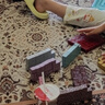 我的世界磁力方塊磁力磁鐵拼搭積木益智玩具兒童生日禮物6歲-12歲 隨機款450顆粒/送20人仔/收納桶 曬單實拍圖