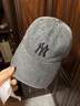 MLB棒球帽子夏季【明星張凌赫同款】鴨舌帽軟頂送禮3ACPVV14N-50GRD 曬單實拍圖