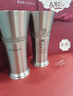 DCH.PT錫杯情侶一對(duì)送女友結(jié)婚紀(jì)念日禮物送老婆十周年520錫婚情人節(jié) 天鵝對(duì)杯+Q版手繪 曬單實(shí)拍圖